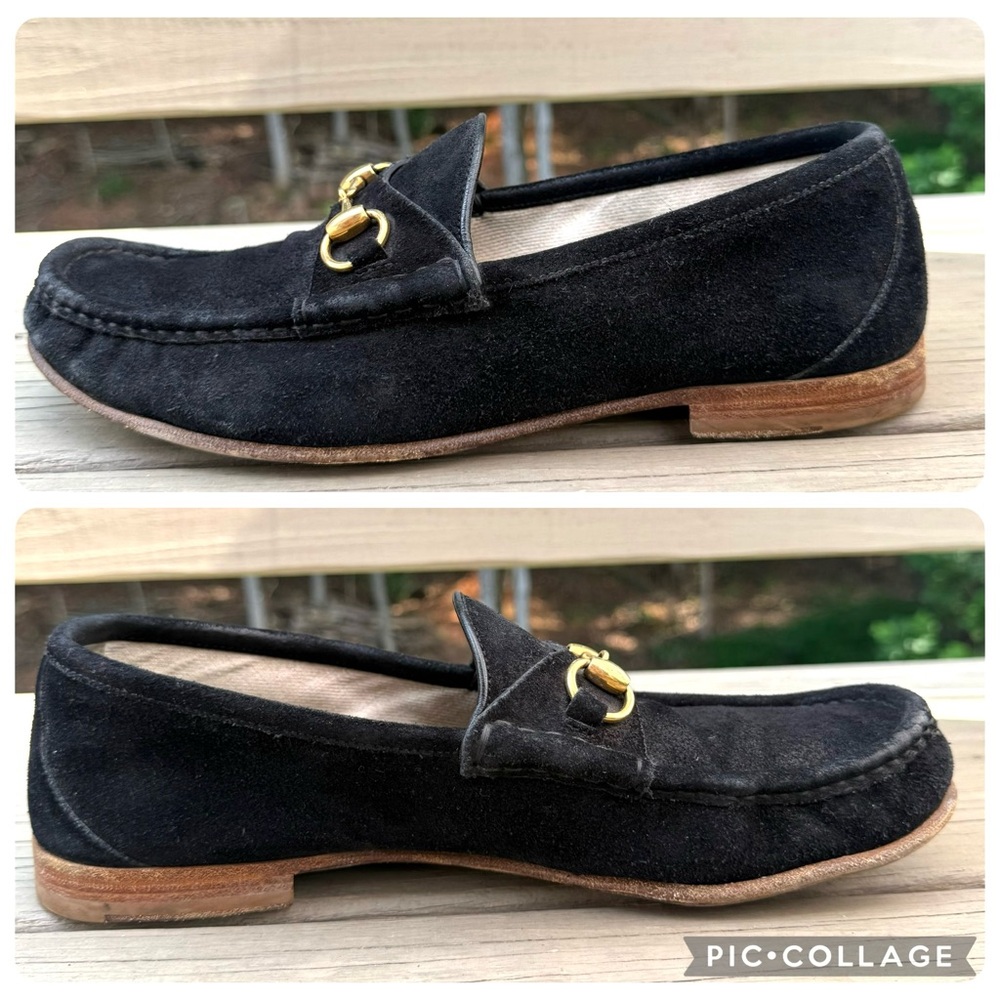 Gucci Horsebit 1953 loafers in black suede size 9 - Picture 10 of 16